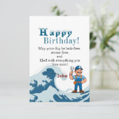 An einen Klempner Karte (Stehend Vorderseite)