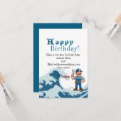 An einen Klempner Karte (Vorderseite/Rückseite Beispiel)