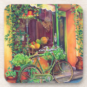 An einer Straße im Set St. Remy Untersetzer von 6 (Vorderseite)