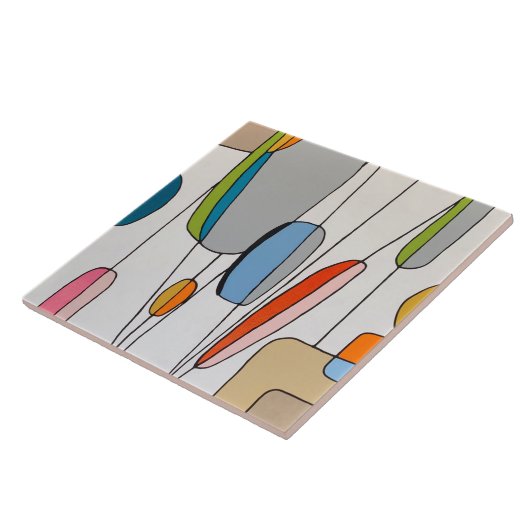 An einer Thread-6 x 6-Keramik-Tile hängen Fliese (Seite)