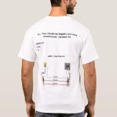 An Electrician's Promotional Tee Shirt (Rückseite)