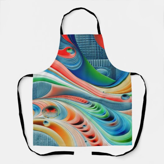 An elegant multicolor classic pattern  schürze (Vorderseite)