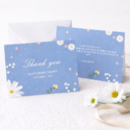 An elegant wedding in light blue with wildflowers. mitteilungskarte