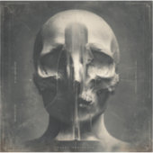 An Elegy in Veil — Gothic Fine Art Aufkleber (Vorderseite)