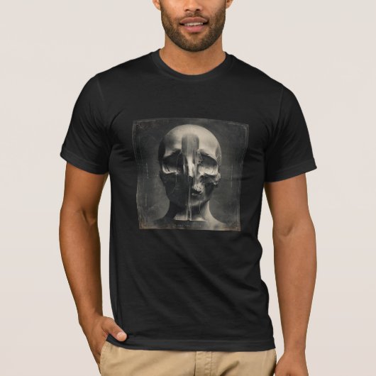 An Elegy in Veil — Gothic Fine Art T-Shirt (Vorderseite)