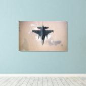 An Emirati F-16 Leinwanddruck (Insitu (Holzboden))