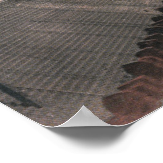 An Empty Dry Dock, Navy Shipyard Poster (Ecke)