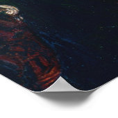 An English Fireside of 1854-5 Poster (Ecke)