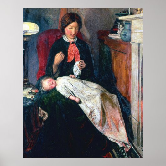 An English Fireside of 1854-5 Poster (Vorne)