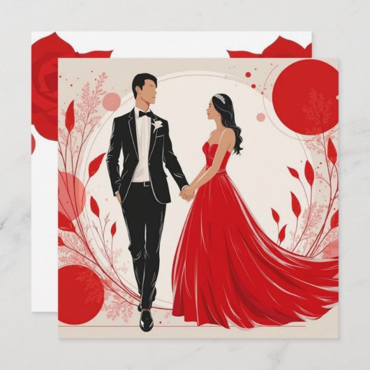  An Everlasting Love Einladung (Vorne/Hinten)