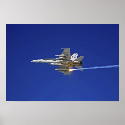 An F/A-18C Hornet Poster (Vorne)