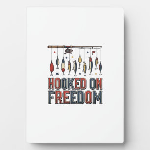 An Freiheit gebundenes patriotisches Angel-Shirt-D Fotoplatte