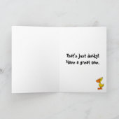 AN- Funny Ducky Birthday Card Karte (Innenseite)