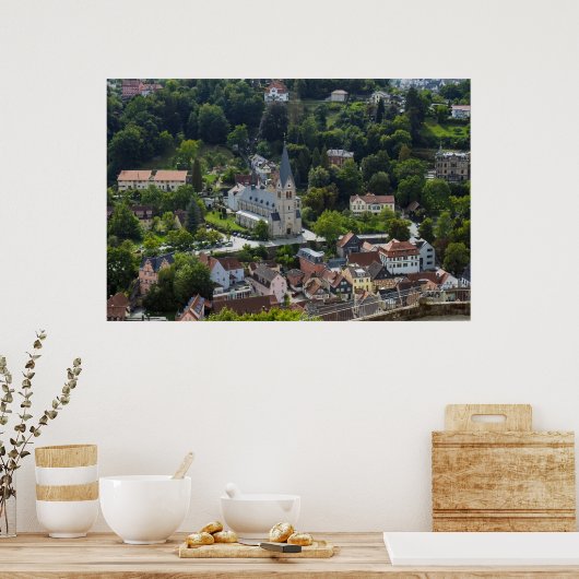 An German Town Poster (Küche)