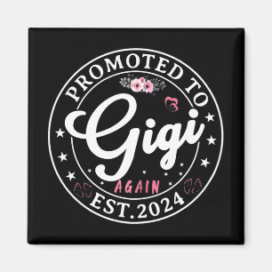 An Gigi wieder Est 2024 Schwangerschaftsankündigun Magnet
