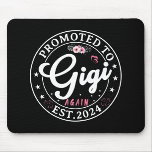An Gigi wieder Est 2024 Schwangerschaftsankündigun Mousepad