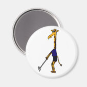 AN- Giraffe Golf spielen Magnet (Vorderseite/Rückseite)