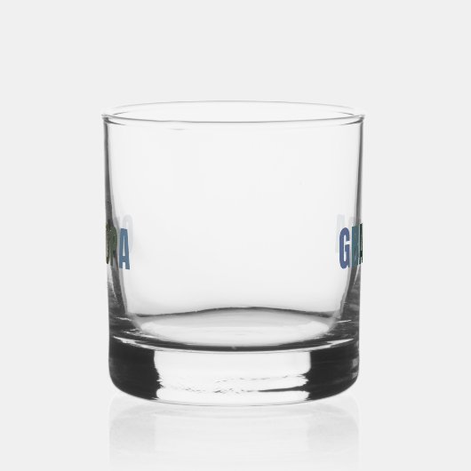 An Großvater EST 2025 befördert | Personalisiert Whiskyglas (Links)