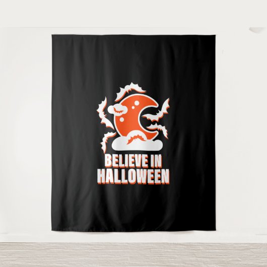 An Halloween glauben Wandteppich (Vorderseite)