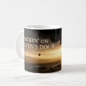 An Heaven's Door klopfender Becher Kaffeetasse (Vorderseite Links)