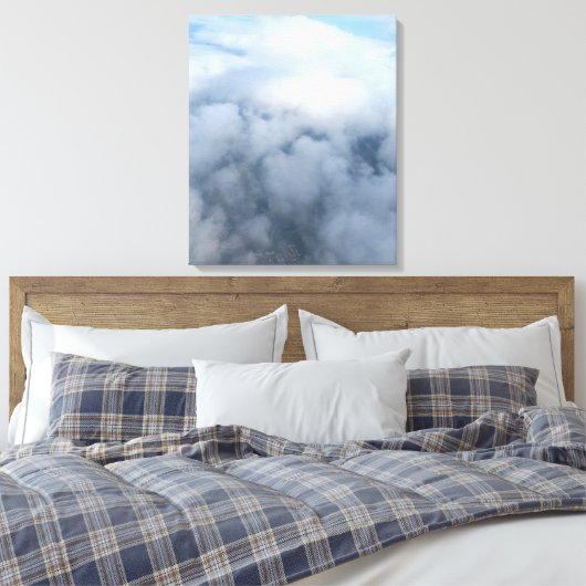 An Himmlischen Orten Leinwanddruck (Insitu (Schlafzimmer))