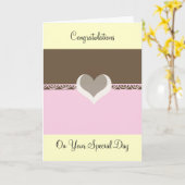 An Ihrem besonderen Tag Karte (Gelbe Blume)