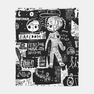 An image that includes a plurality of symbols.stre fleecedecke