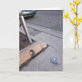 an important message karte (Gelbe Blume)