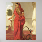 An Indian Dancing Girl with a Hookah, 1772 (oil on Poster (Vorne)
