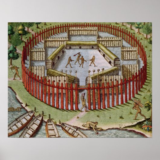 An Indian Village Poster (Vorne)