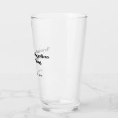 An inspirational quote for runners glas (Links)