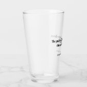 An inspirational quote for runners glas (Rechts)