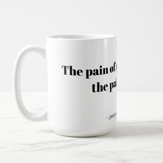 An inspirational quote for runners kaffeetasse (Links)