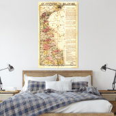 "An Invitation to Delaware" Karte (1903) Leinwanddruck (Insitu (Schlafzimmer))
