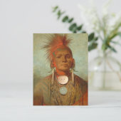 An Iowa Medicine Man, 1844 Postkarte (Stehend Vorderseite)