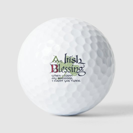 An Irish Blessing Golfball (Vorderseite)