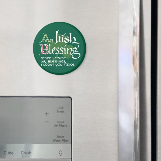 An Irish Blessing Magnet (In Situ (Kühlschrank))