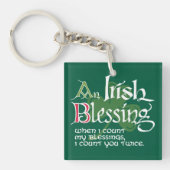 An Irish Blessing Schlüsselanhänger (Vorderseite)