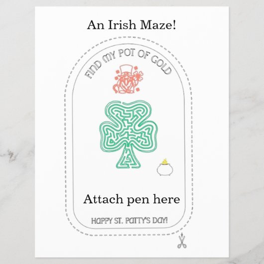 An Irish maze! Flyer (Vorne)