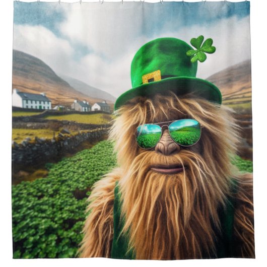 An Irish Sasquatch Duschvorhang (Vorderseite)