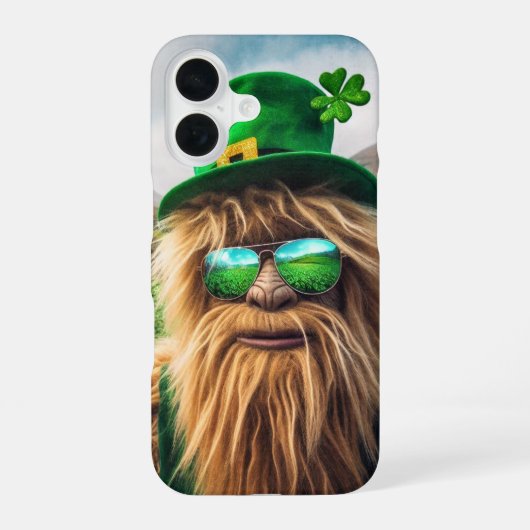 An Irish Sasquatch iPhone 16 Hülle (Rückseite)
