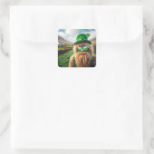 An Irish Sasquatch Quadratischer Aufkleber (Tasche)