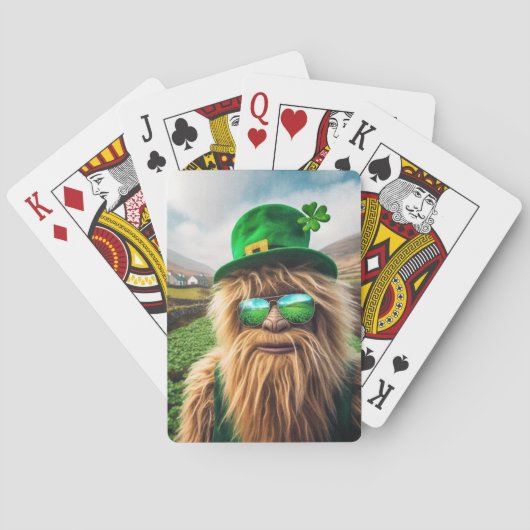 An Irish Sasquatch Spielkarten (Rückseite)
