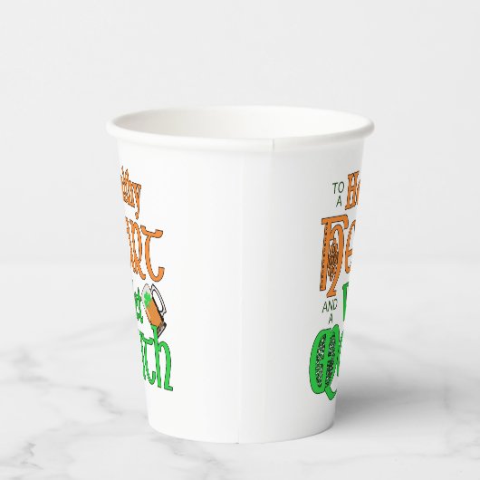 An Irish Toast ID607 Pappbecher (Rechts)