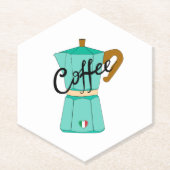An Italian coffee moka Untersetzer (Vorderseite)