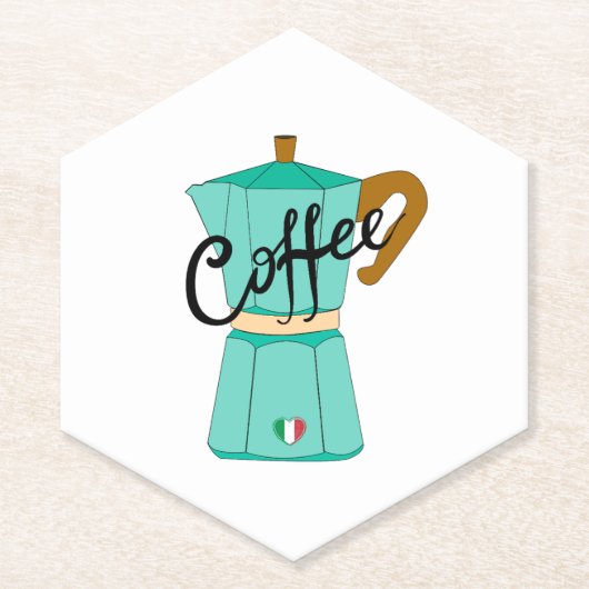 An Italian coffee moka Untersetzer (Vorderseite)