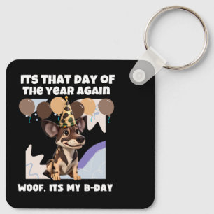 An jenem Tag des Jahres wieder. Woof ist mein b-Ta Schlüsselanhänger