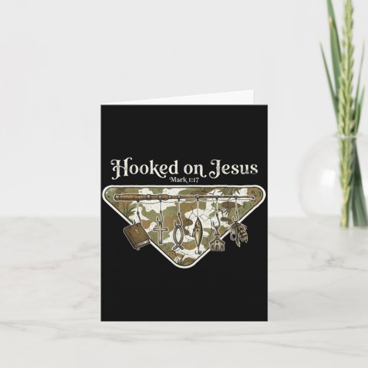 An Jesus Christus Fischfang hängend  Karte (Vorderseite)