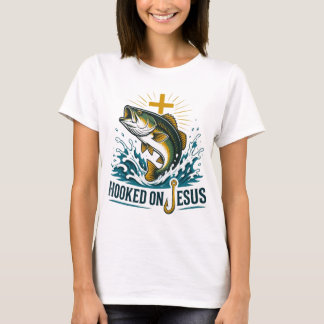 An Jesus hängengeblieben: Bassangeln T-Shirt