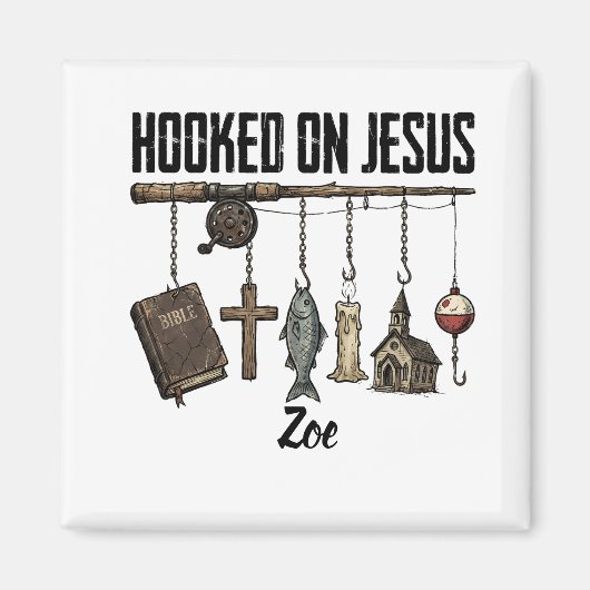 An Jesus Magnet personalisiert  (Vorne)